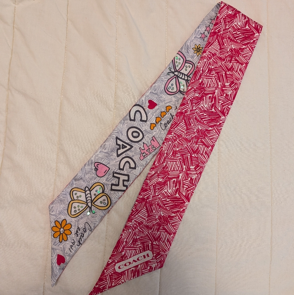 Coach Silk Twilly Scarf